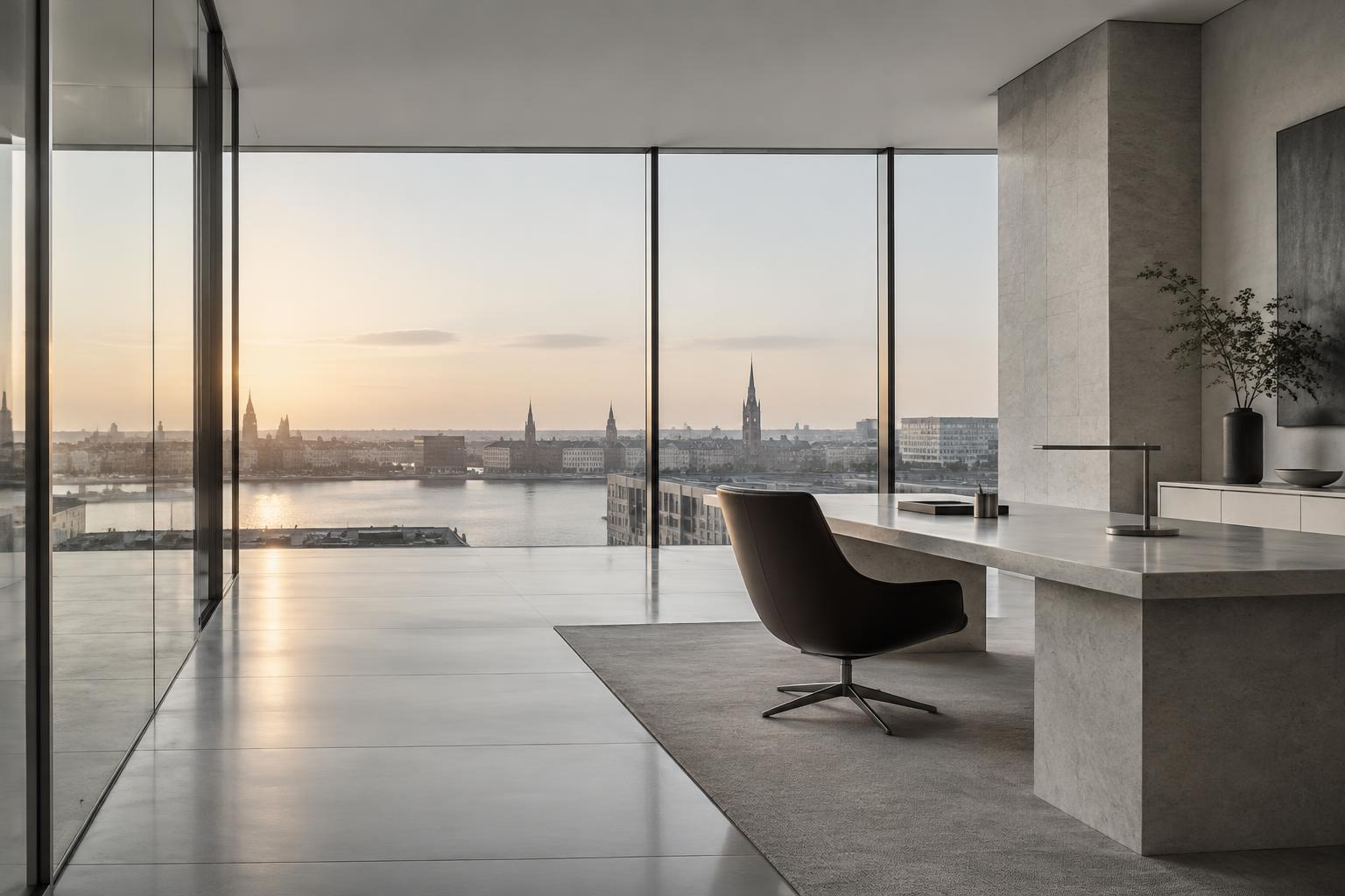 Moderne arkitektur og kontormiljø i København